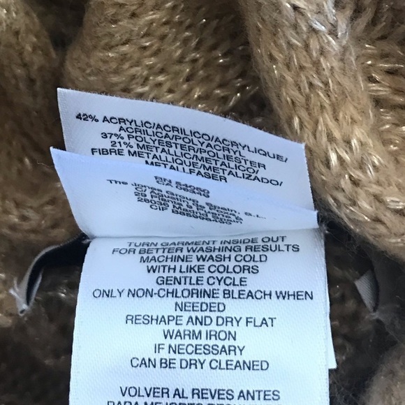 Jones New York Sport Gold Open Front Cardigan - Picture 9 of 10